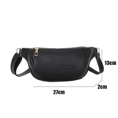 Leather Waist Belt Bag Bananas Shoulder Bags for Women