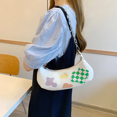 Women's Chain Shoulder Bag High Sense Textured Handbag