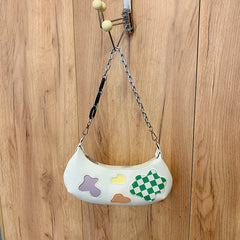 Women's Chain Shoulder Bag High Sense Textured Handbag