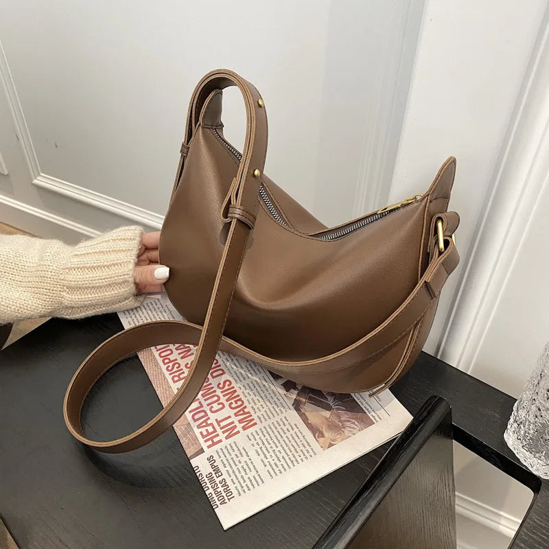 Vintage Square Shoulder Crossbody Bags for Women High Pu Leather Handbag