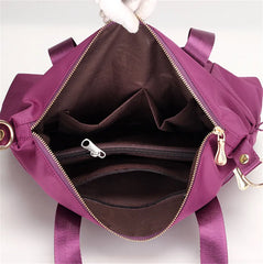 Women's Washed Nylon Cloth Bag