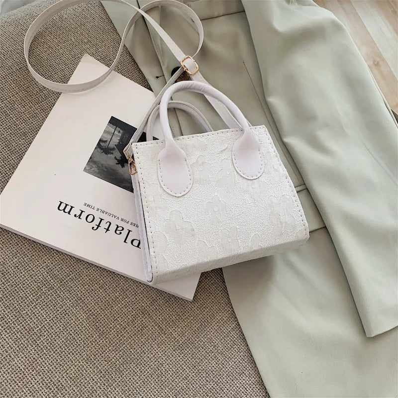 Women's Western Style Crossbody Bag Autumn Small Square