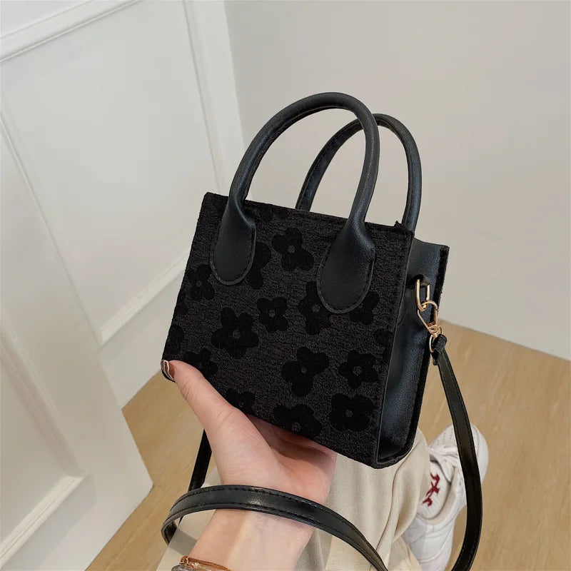 Women's Western Style Crossbody Bag Autumn Small Square