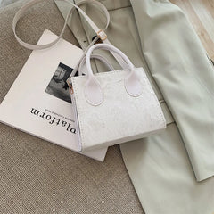 Women's Western Style Crossbody Bag Autumn Small Square