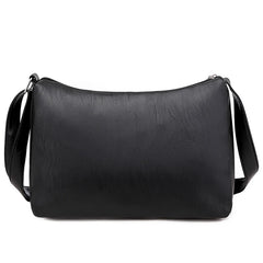 Women's Light Weight Crossbody Bag Casual Messenger Solid PU Leather Shoulder Ba