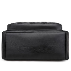 Women's Light Weight Crossbody Bag Casual Messenger Solid PU Leather Shoulder Ba