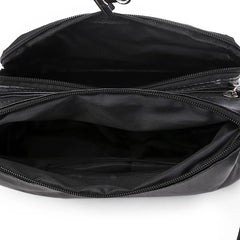Women's Light Weight Crossbody Bag Casual Messenger Solid PU Leather Shoulder Ba