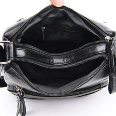 Women's Multi-Layer Messenger Bag Small PU Leather Shoulder Crossbody