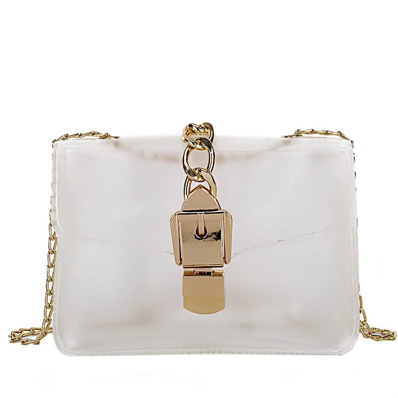 Summer Flow Transparent Jelly Crossbody Bag for Women