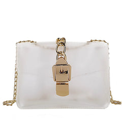 Summer Flow Transparent Jelly Crossbody Bag for Women