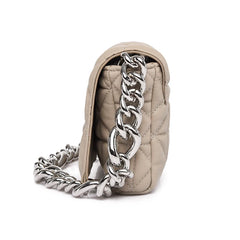Thick Chain Shoulder Purses Handbag Women Clutch Bag Clear Crossbody Bags