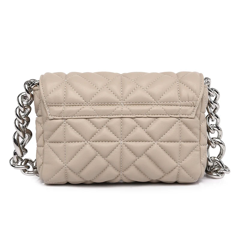 Thick Chain Shoulder Purses Handbag Women Clutch Bag Clear Crossbody Bags