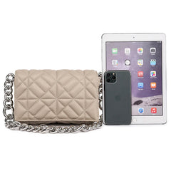 Thick Chain Shoulder Purses Handbag Women Clutch Bag Clear Crossbody Bags