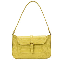 Crocodile Pattern Shoulder Bag Small Square Bag Pure Portable Small Bag