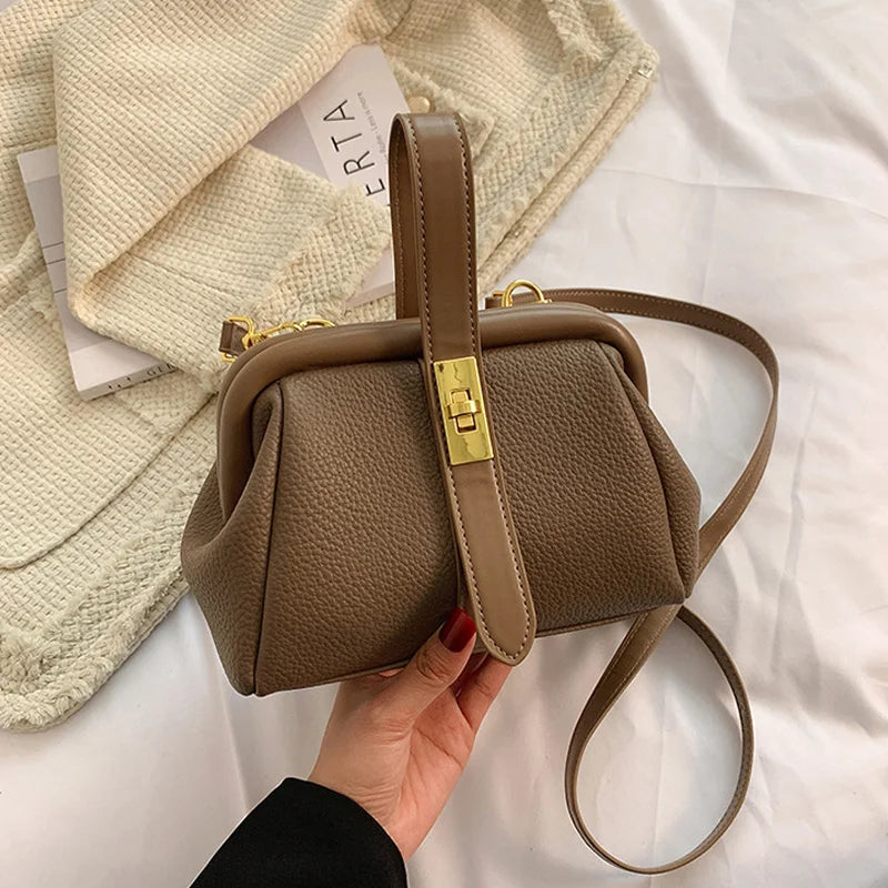 Women Leather Handbags Retro Crossbody Bags Female Shopping Totes