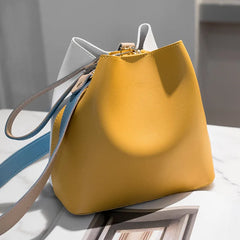 Large Capacity Women's Bucket Bag Single Shoulder Messenger Bag