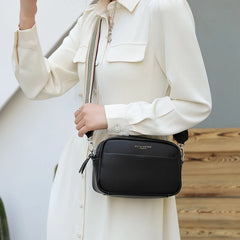 Women's Cowhide Crossbody Bag Soft Leather Shoulder Messenger Bag