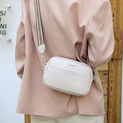 Women's Cowhide Crossbody Bag Soft Leather Shoulder Messenger Bag