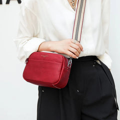 Women's Cowhide Crossbody Bag Soft Leather Shoulder Messenger Bag
