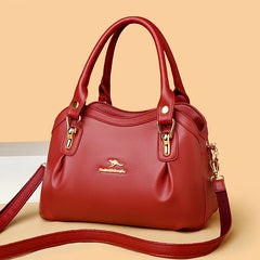 High Leather 3-Layer Ladies Tote Bags Women Shoulder Crossbody B