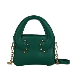 Leather Crossbody Bag Shoulder Travel Handbag Small Square Messenger Bag