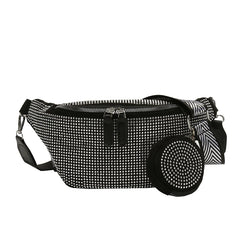 Wide Strap Shoulder Bags Saddle Chest Bags Casual Totes Ladies Messenger Bags