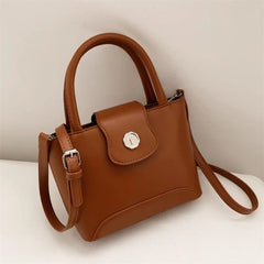 Women's Leather Messenger Bag Shoulder Handbag Totes Crossbody Shopping Bag