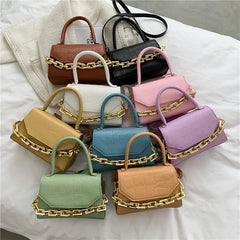 Retro Chain Shoulder Messenger Crossbody Bag Handbag Clutch