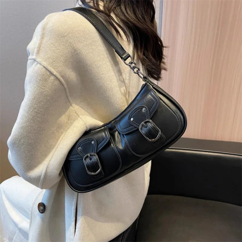 Women's PU Leather Crossbody Bag Handbags Shoulder Totes Phone Purse