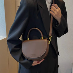 PU Leather Shoulder Bag Crossbody Messenger Tote Handbag