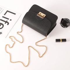 Chain Small Square Bag European American Style Shoulder Bag Mini Handbag