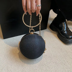 Women's Evening Party Shoulder Bag Crossbody High Chain Handbag Ball Bag