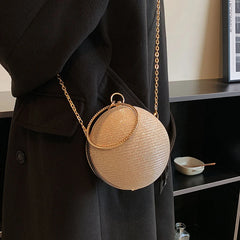 Women's Evening Party Shoulder Bag Crossbody High Chain Handbag Ball Bag