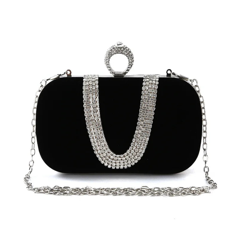 Women's Diamond Rhinestone Handbag Evening Party Clutch