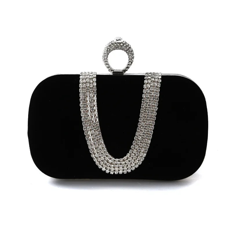 Women's Diamond Rhinestone Handbag Evening Party Clutch
