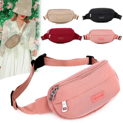 Casual Women's Waist Bag Functional Money Phone Pack