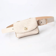 Leopard Belt Bag Mini Chain Crossbody Detachable