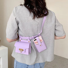 Women's Leather Waist Bag Tactical Fanny Pack Crossbody Chest Bag