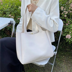 Women's Big Handbags Large Capacity PU Leather Tote Bag