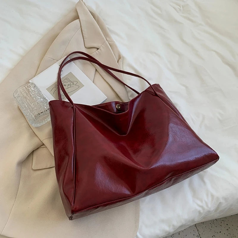 Women's Bucket Bag Casual Shoulder Handbags Large Capacity Tote Bag