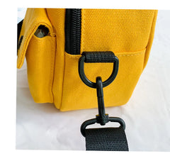 Women's Cartoon Print Canvas Handbag HipHop Girls Messenger Bag