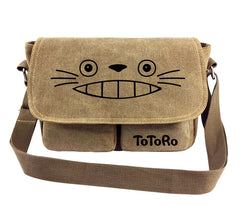 Women's Canvas Handbag My Neighbor Totoro Cartoon Schoolbag