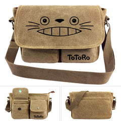 Women's Canvas Handbag My Neighbor Totoro Cartoon Schoolbag