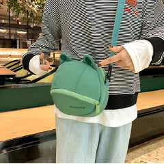 Women's Canvas Frog Handbag, Student Style
