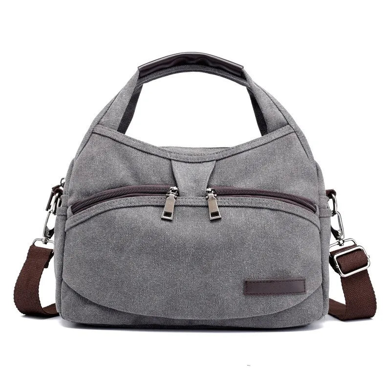 Women's Canvas Handbags Shoulder Bags Crossbody Totes Vintage Multi-pocket