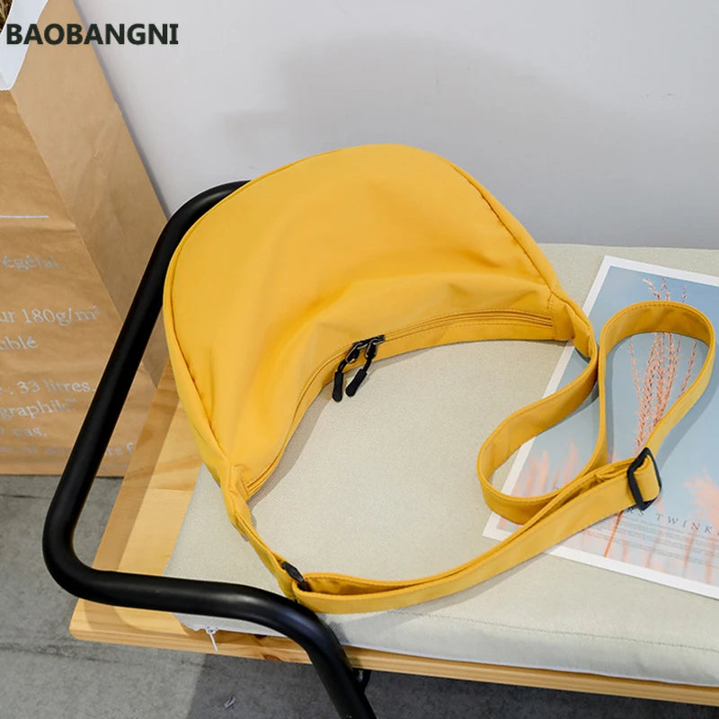 Women's Canvas Handbag Dumplings Bag Tote