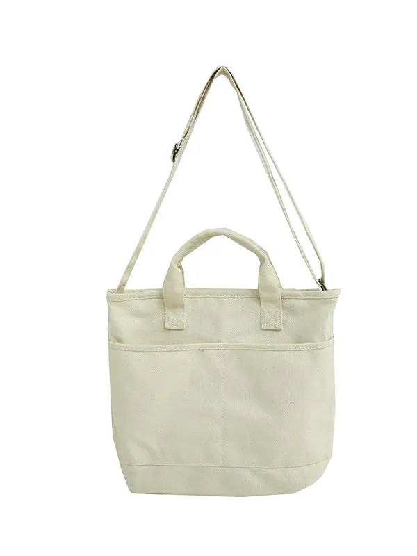 Women's Canvas Shoulder Bags Casual Shopping Bags Large Capacity Tote