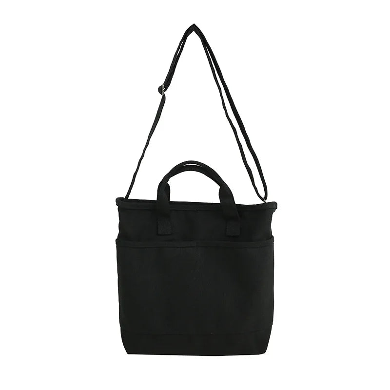 Women's Canvas Shoulder Bags Casual Shopping Bags Large Capacity Tote