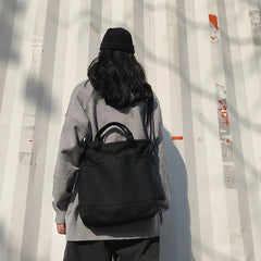 Women's Canvas Shoulder Bags Casual Shopping Bags Large Capacity Tote