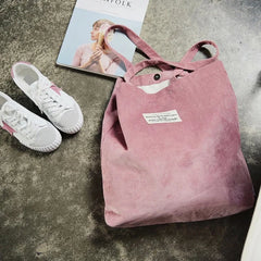 Women's Canvas Shoulder Bags Female Letter Printed Messenger Handbags